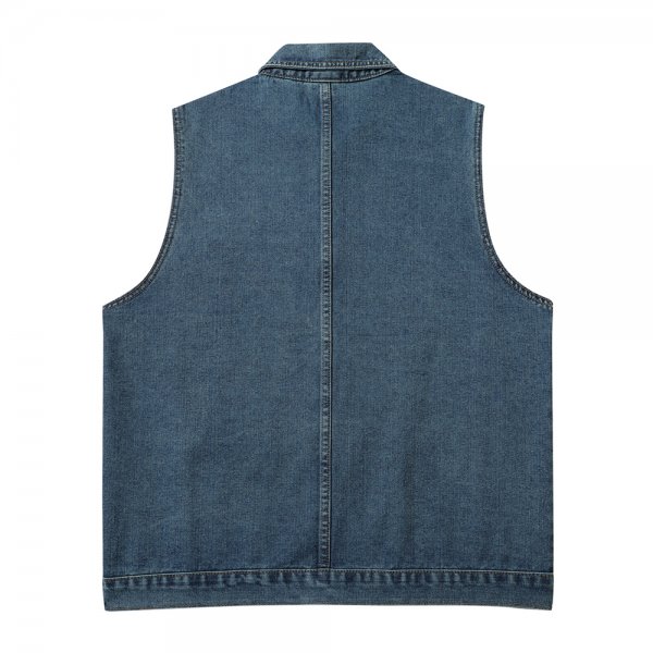 Denim Vest Man Loose All-match Casual Outerwear Waistcoat