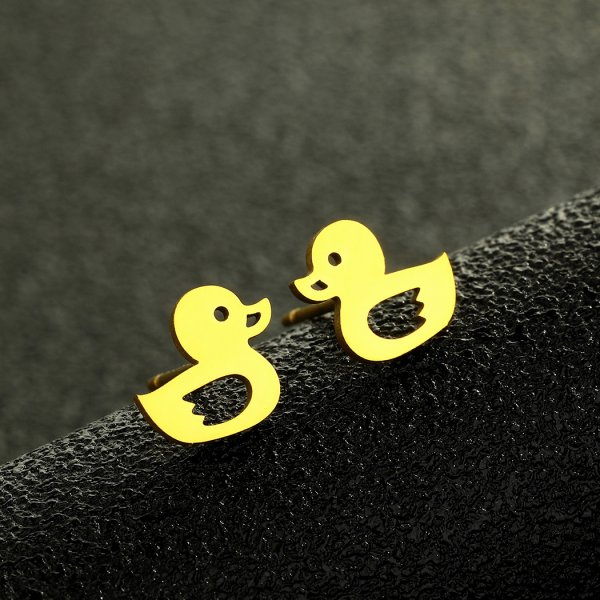 Women's Cute Cartoon Duck Earrings